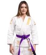 Кимоно женское Tatami BJJ LADIES PRO SERIES - WHITE & CHAMPION GOLD