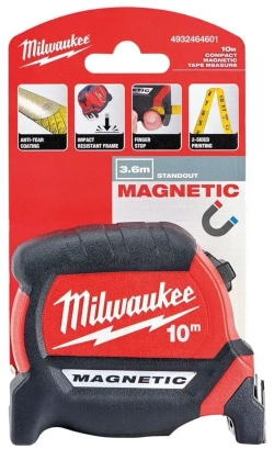 Рулетка метрическая магнитная Milwaukee Premium GEN III 10 м/ 27 мм