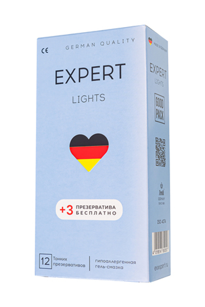 Презервативы Expert Lights тонкие №15