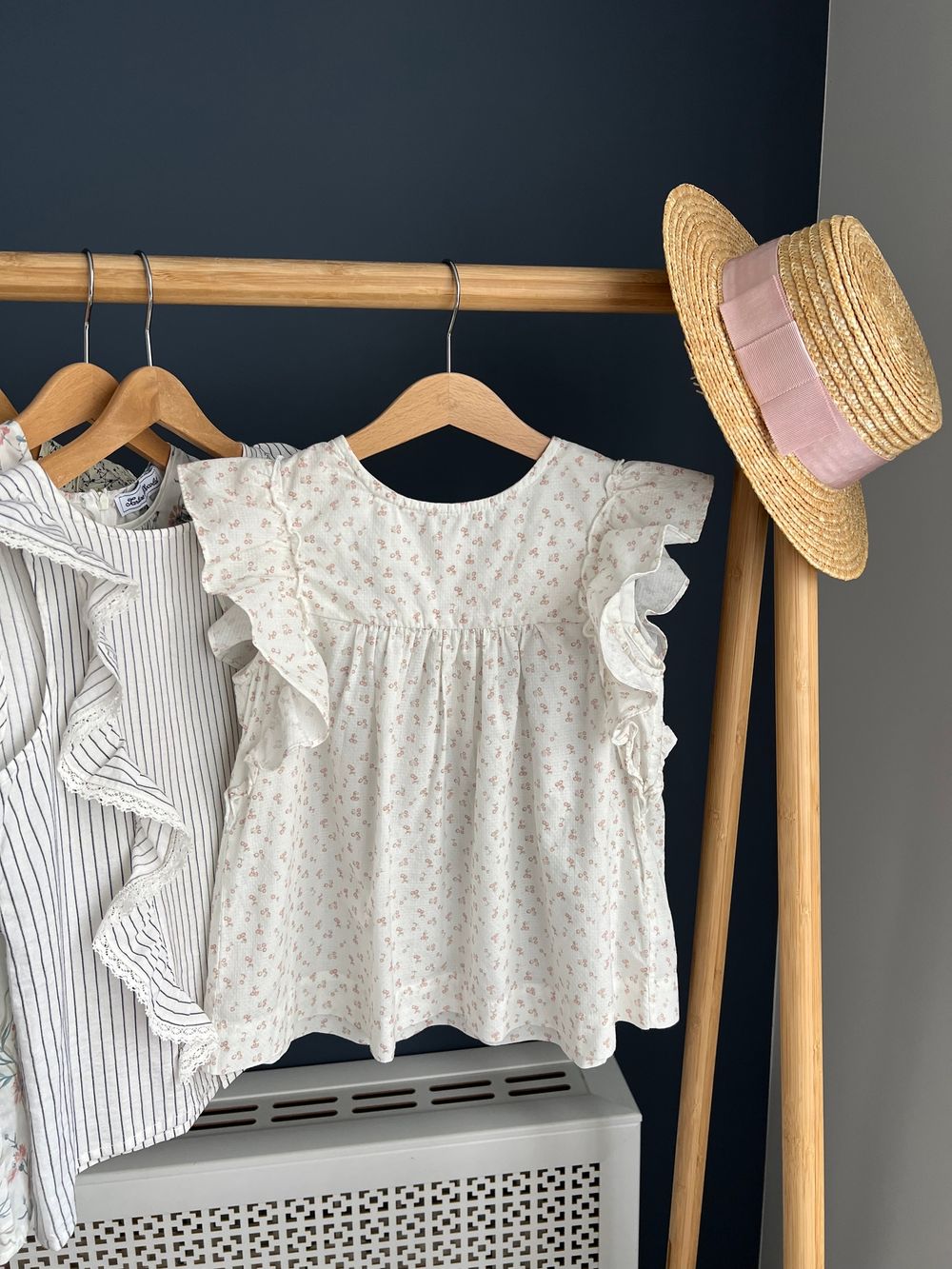 Хлопковая блузка Bonpoint, 140