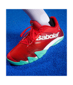 Babolat Jet Premura Красный-Электрический Зеленый Кроссовки Хуана Леброна