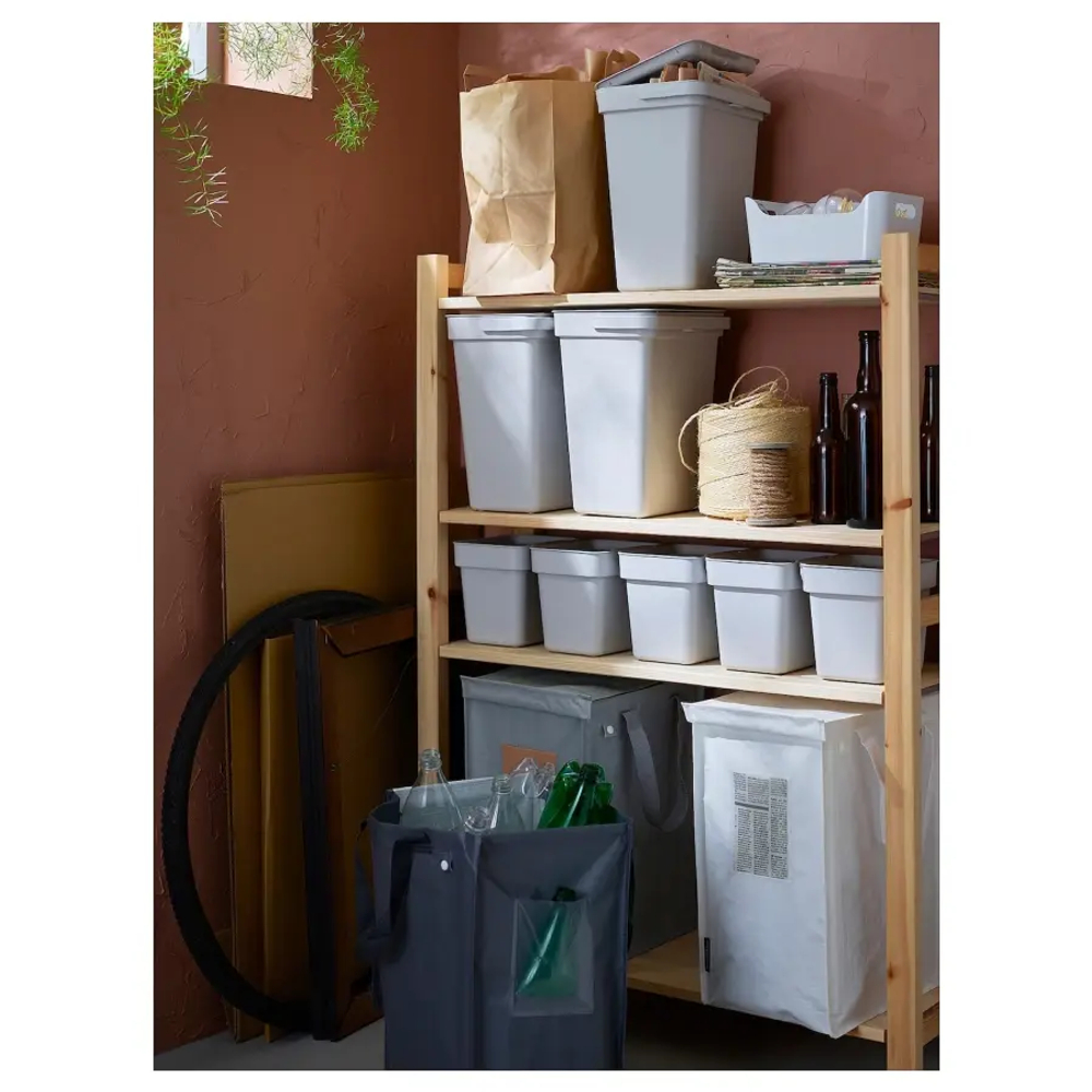 Стойка - IVAR IKEA/ ИВАР ИКЕА, 124х30 см, под беленый дуб