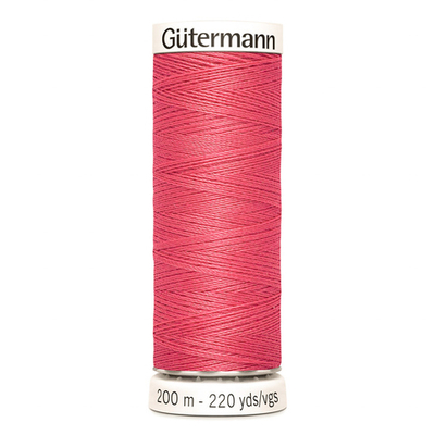 01 Нить Sew-All 100/200 м для всех материалов, 100% полиэстер Gutermann 748277 (890 т.пурпурно-розовый)