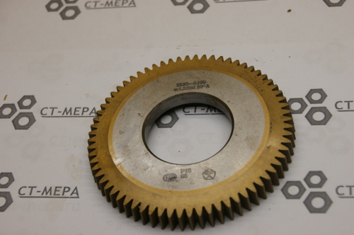 Долбяк дисковый  М1.5 z=68 (20°) кл.А Р18 МиЗ с напылением КиБ 2530-00199