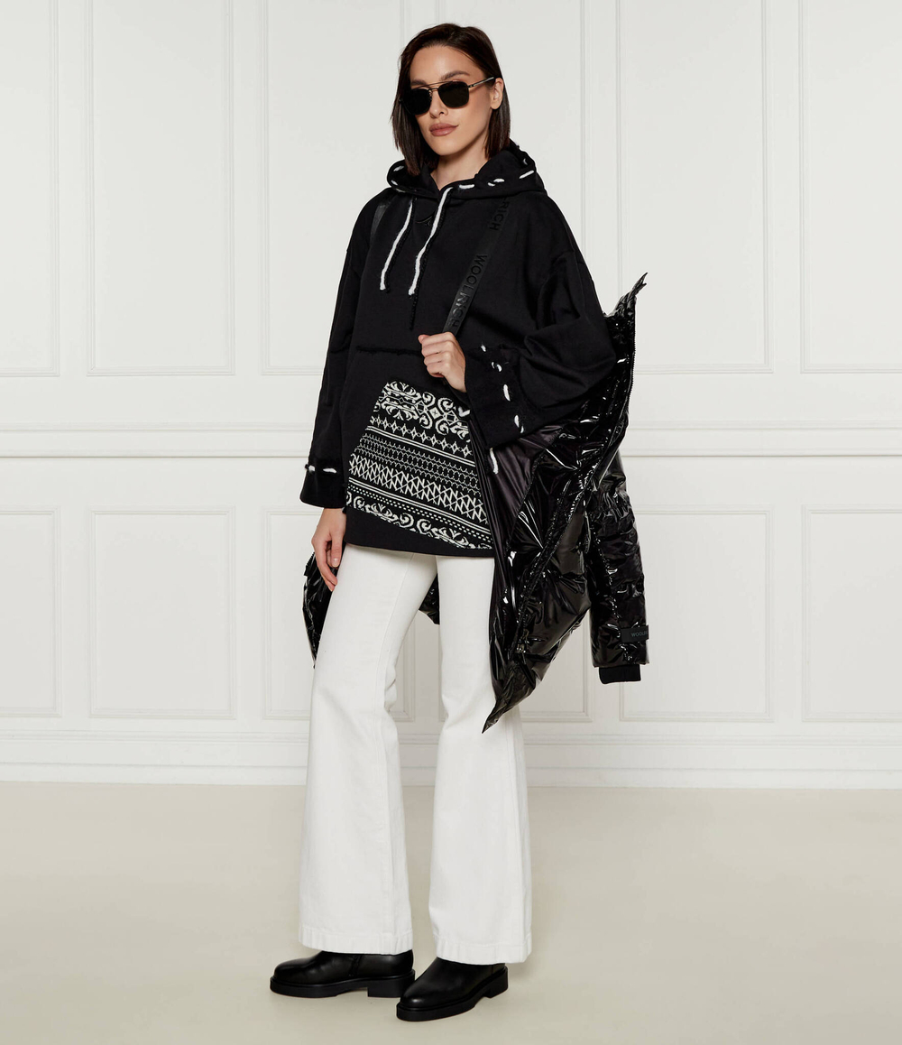 Пуховое пальто GLOSSY Woolrich - черный(CFWWOU1083FRUT3787)