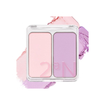 2aN, Dual Cheek, оттенок 01 сладкая вата, фиолетовый, 9 г