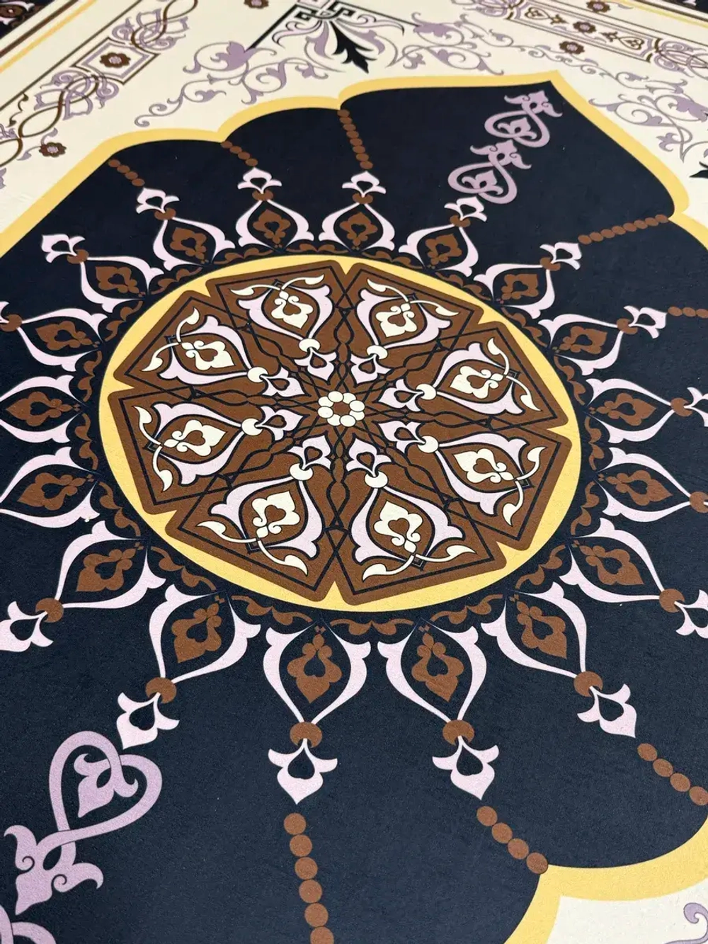 Прямоугольный безворсовый ковер 120х160 для дома