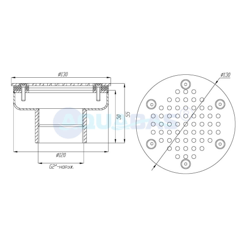 ПА.12.2 Плато аэромассажное д.120 пленка