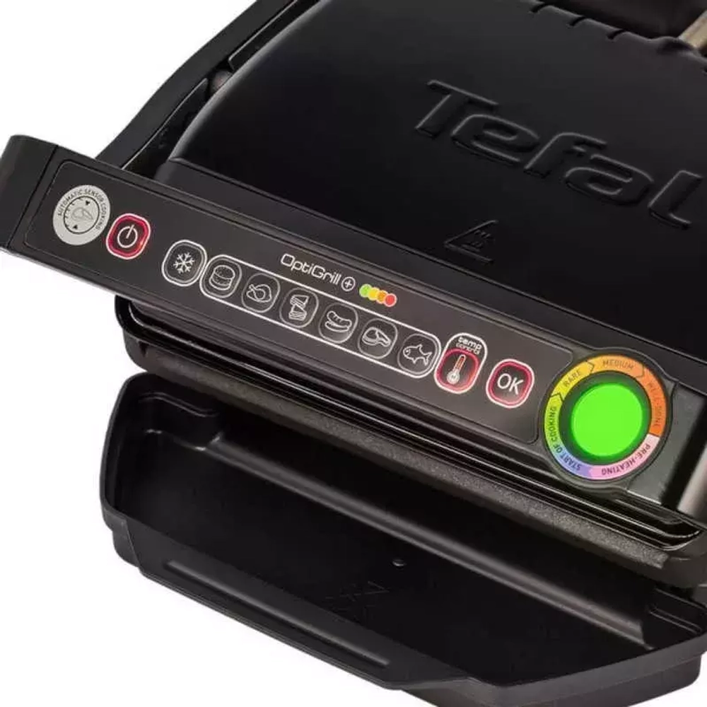 Электрогриль Tefal GC712834 Optigrill+ черный – купить за 12 000 ₽ |  Rommani Group