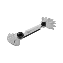 Набор шаблонов резьбовых КОБАЛЬТ дюймовых, диапазон измерений шага резьбы 4TPI - 28TPI, 17 шт