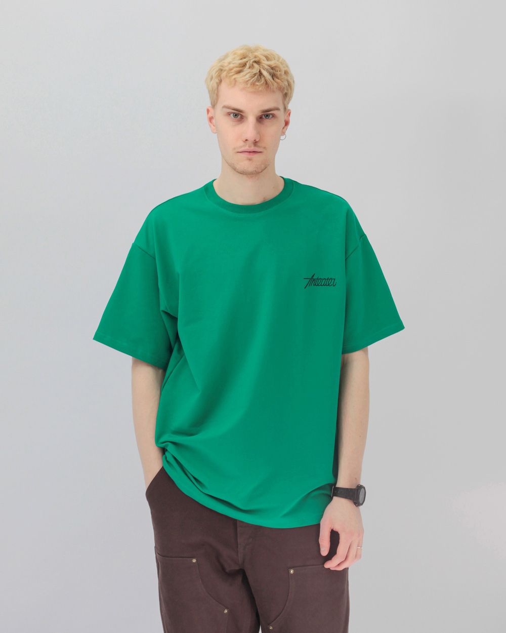 Футболка Anteater Textlogo 536 Изумрудная