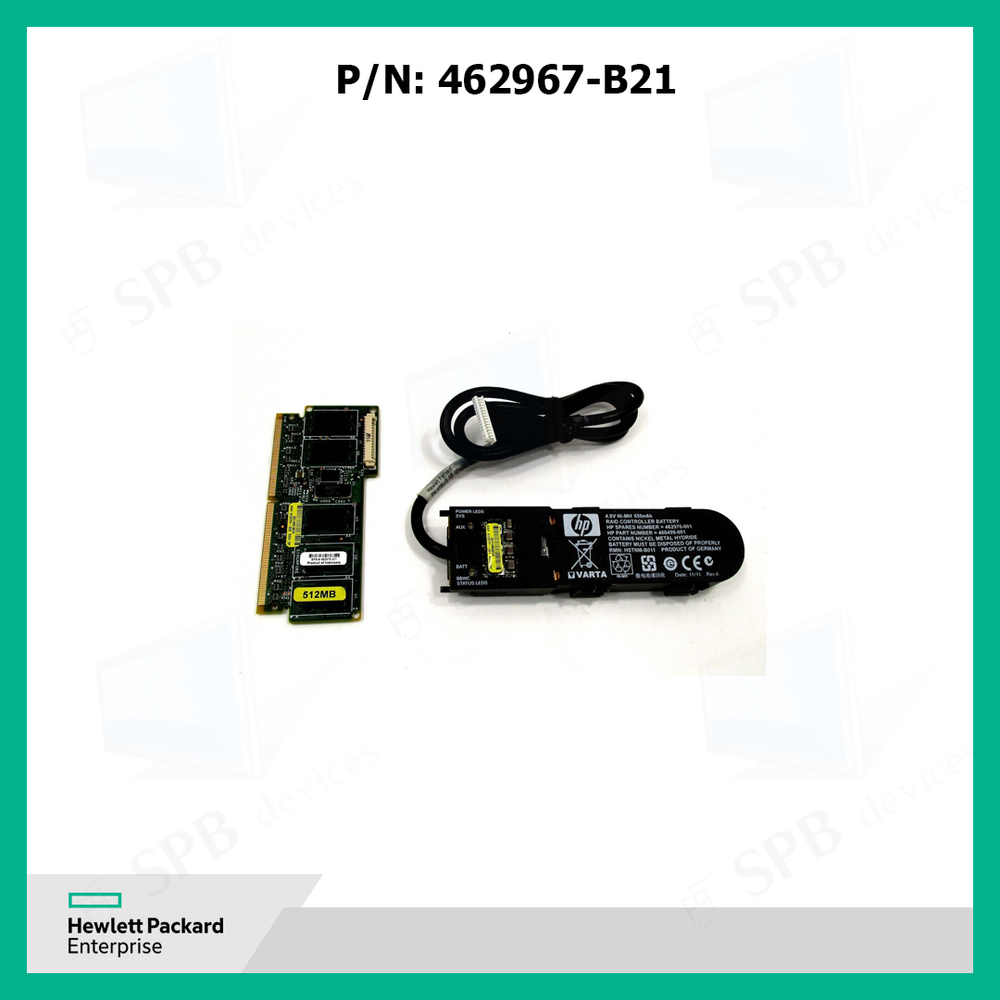 Модуль расширения Кэш-памяти HP 512MB Flash Backed Write Cache Upgrade Kit (512mb+battery+cord) SA P410i P410 P411 460499-001 ,462976-001 ,013277-001 , 462967-B21