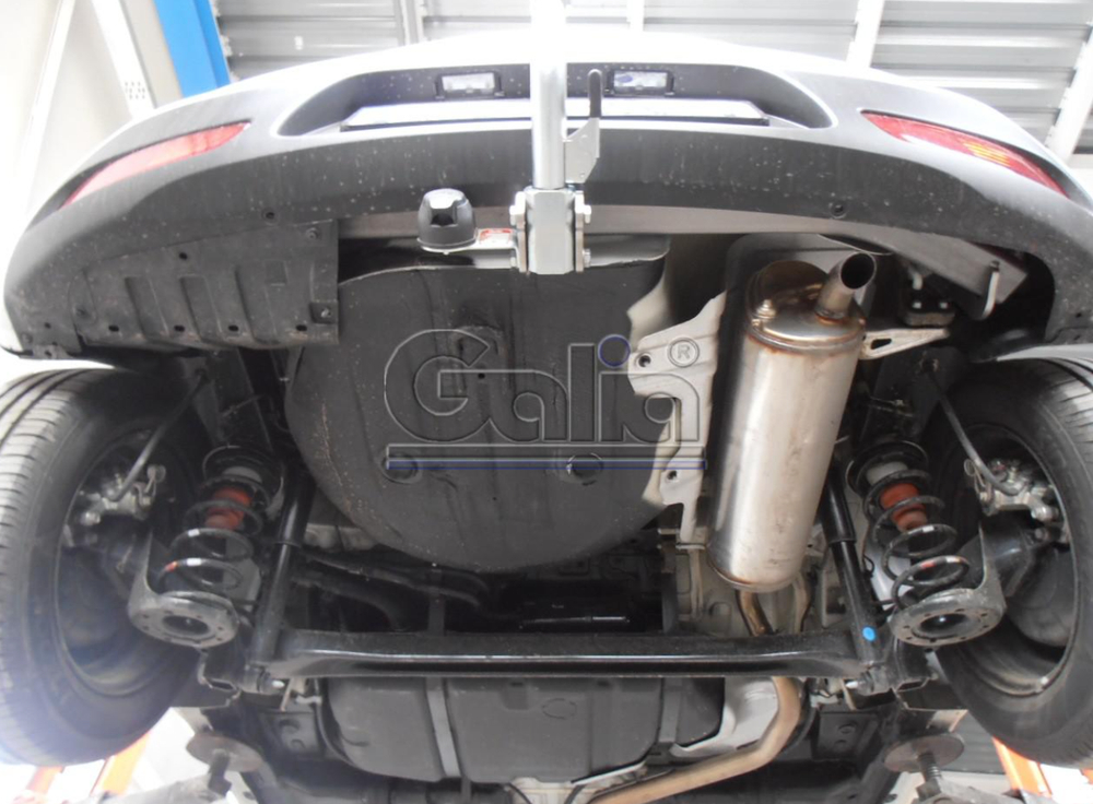 Фаркоп оцинкованный Galia K037C для Kia Rio III хетчбек/седан 2011-2017(паспорт и сертификат в комплекте)(без электрики)