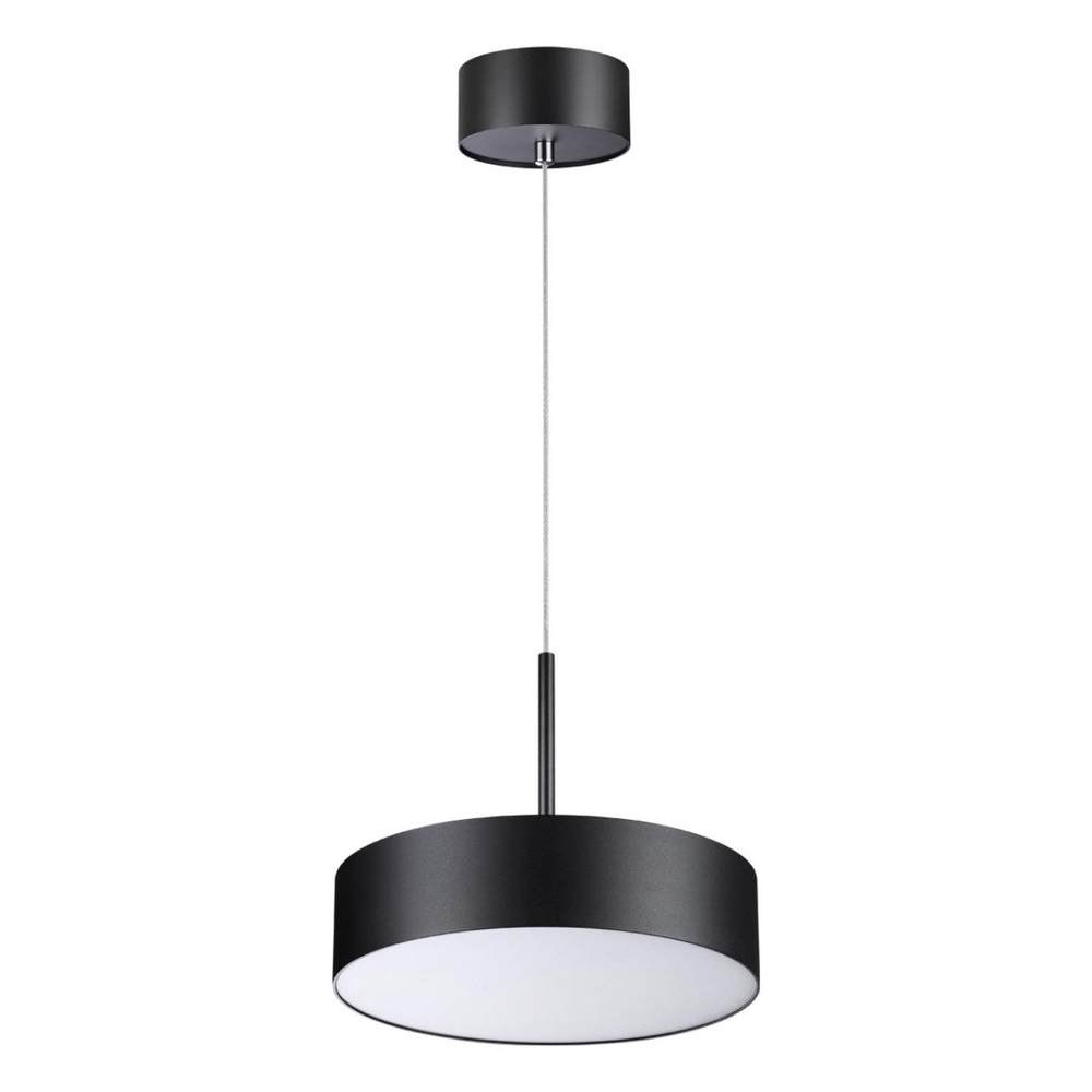 358762 OVER NT21 354 черный Светильник накладной светодиодный, длина провода 2м IP20 LED 30W 4000K 2600Лм 100-265V PROMETA