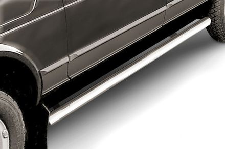 Защита порогов d76 труба Arbori нерж. сталь для LADA 4х4 5дв. 1993-нв