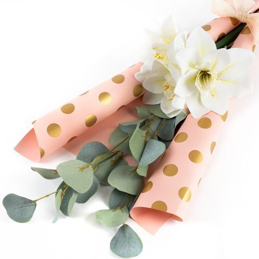 ЛИСТ 2-х сторонний "Горох" 58*58/20шт