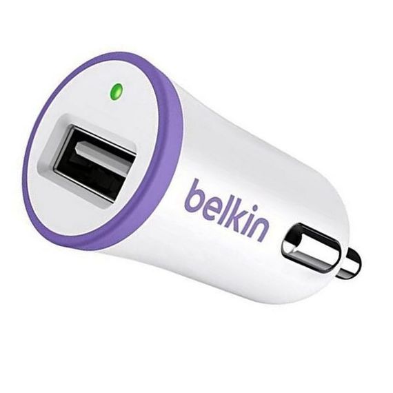 Автомобильное зарядное устройство Belkin (F8J014btPUR), фиолетовый