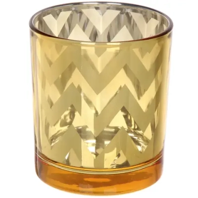 Подсвечник «Зиг-заг» 8,8*10см цвет золото