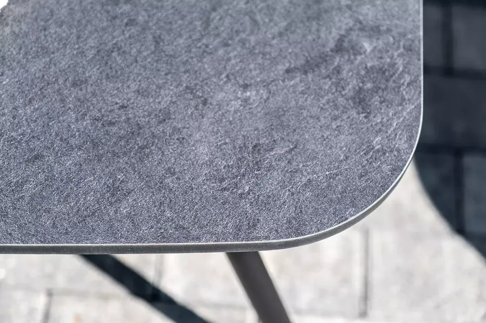 "Верона" лаунж-зона 5-местная плетеная из роупа (веревки), каркас алюминиевый темно-серый, роуп темно-серый