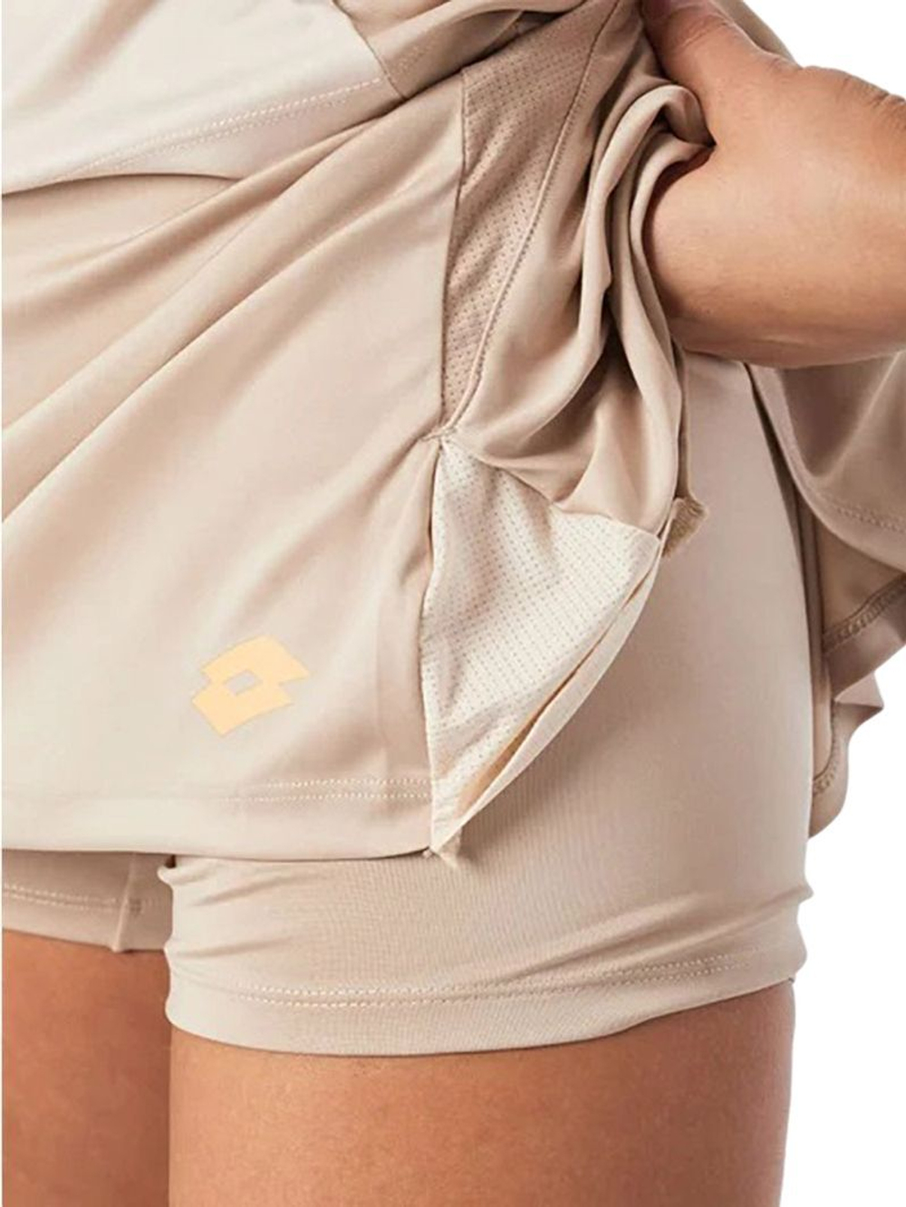 Теннисная юбка Lotto Tech II D2 - Бежевый