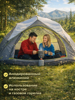 Набор посуды туристический на одного со стаканом