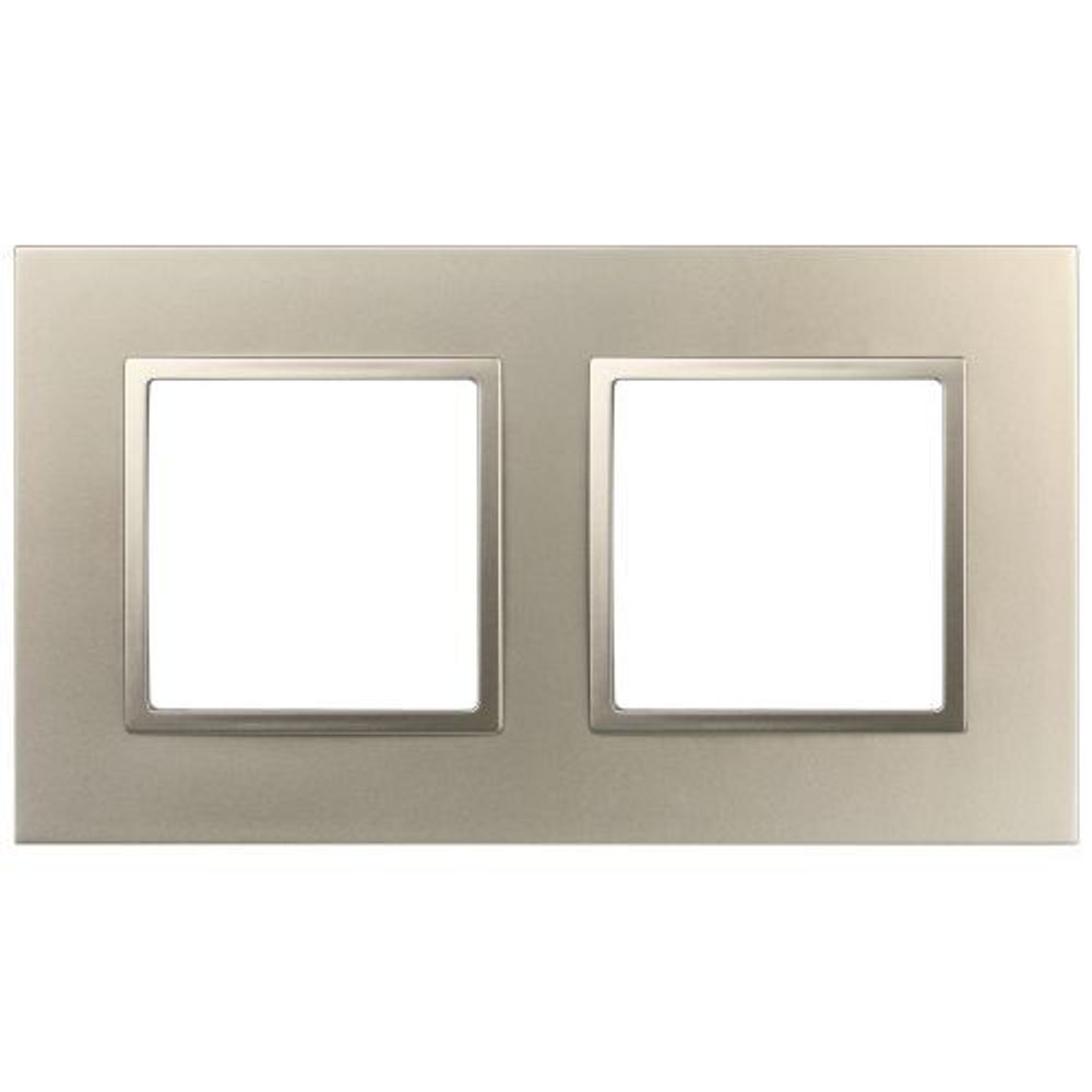 Рамка 2-м Elegance 14-5012-04 Classic шампань Эра Б0060579