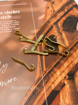 Язычок для пряжки золотистый