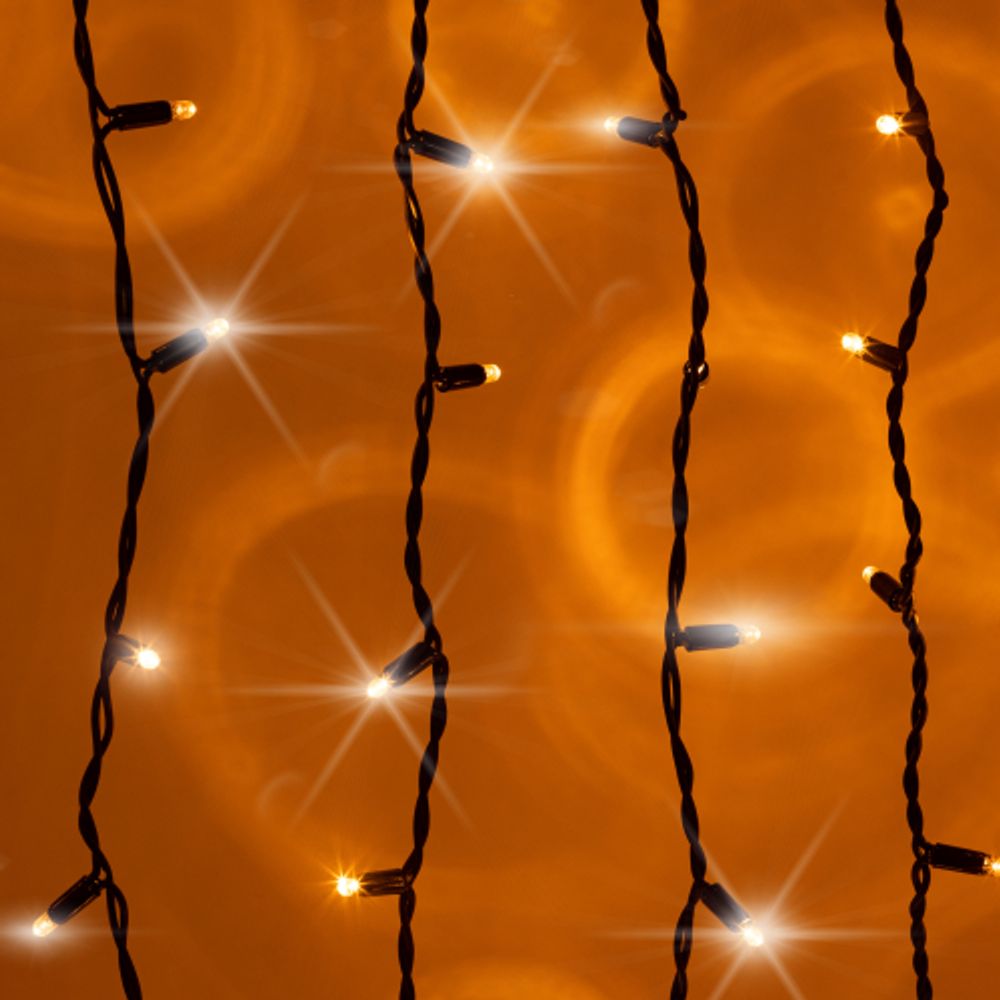 Гирлянда ЭРА ERAPS-Z светодиодная новогодняя занавес 2*3 м желтая 600 LED