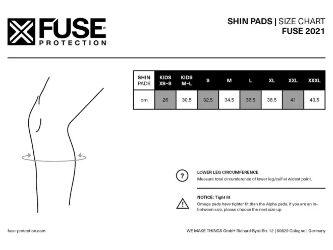 Защита голени Fuse Alpha Pro