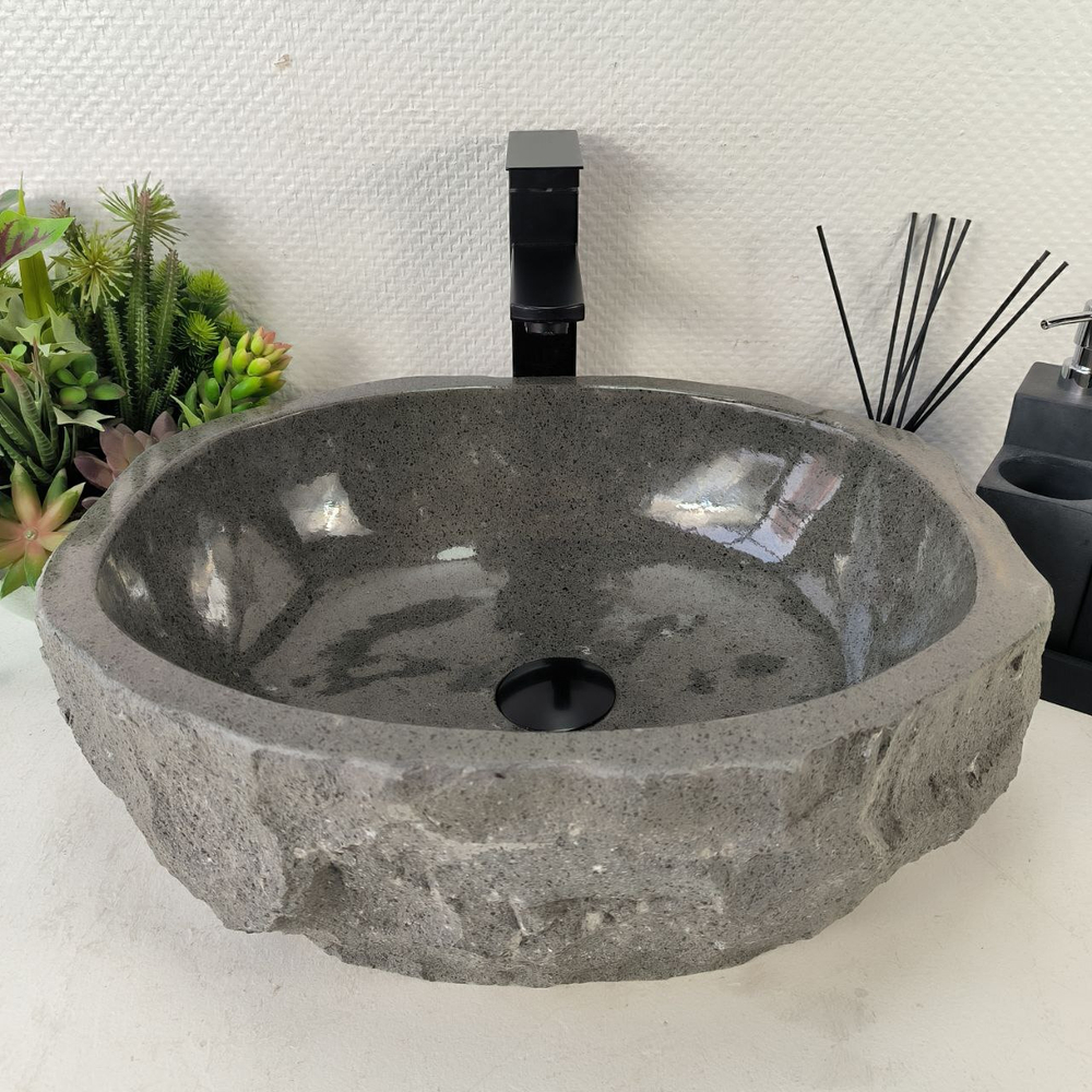 Раковина из андезита Erozy Grey EA-65054 46*38*15 0038