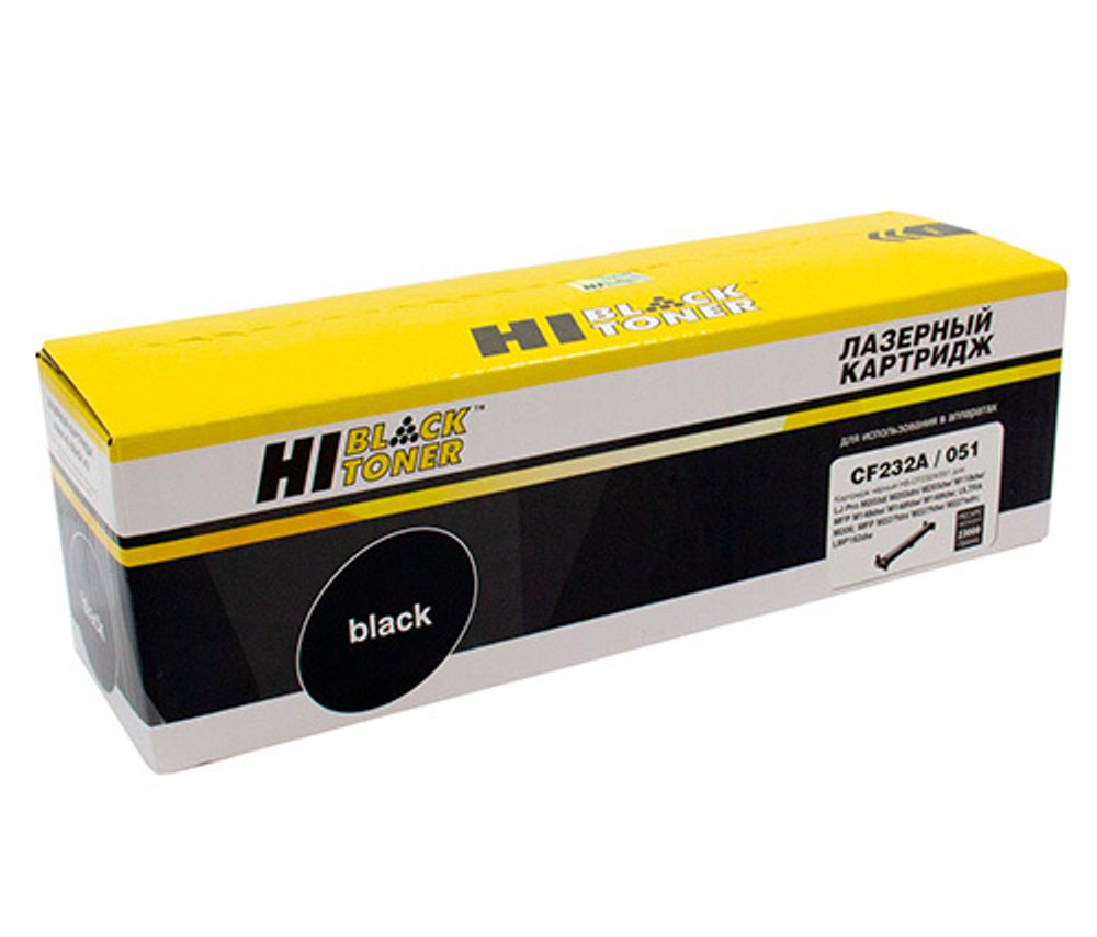 Фотобарабан HB-CF232A/051 для HP LJ Pro M203/M206/M230/LBP162dw/MF264dw/267dw/269, 23K Hi-Black