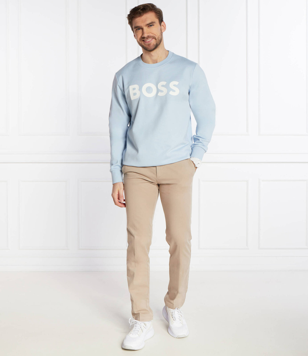 Худи Soleri 02 BOSS BLACK - голубой(50496642)