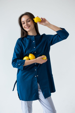 Халат женский м178 toray стретч opal blue