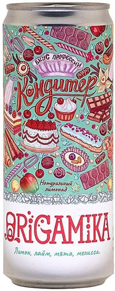 Газированный напиток Оригамика Кондитер / Origamika Konditer 0.33 - банка