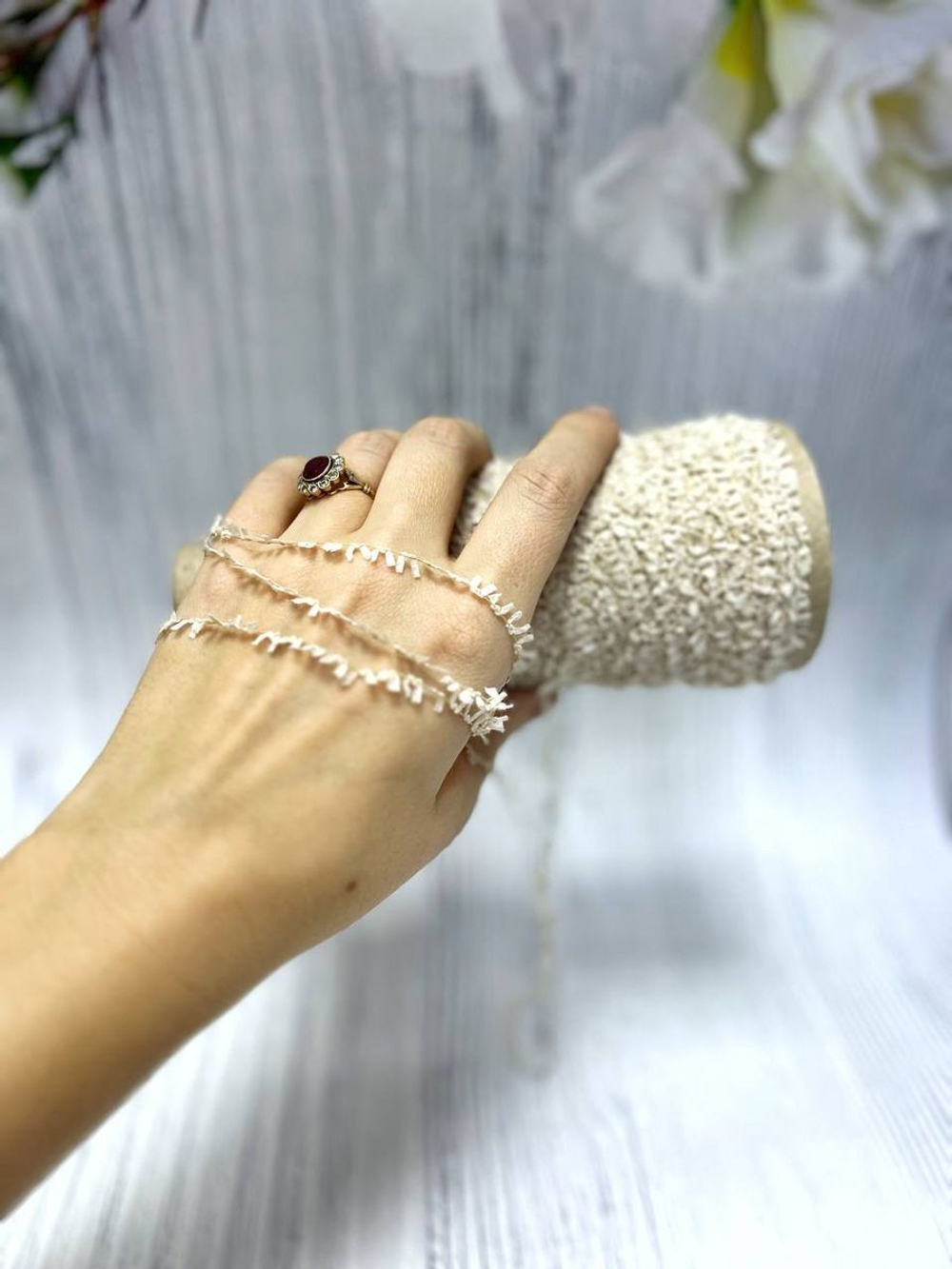 Прижа для вязания травка пушистая