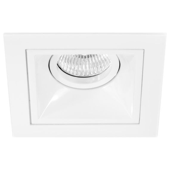 Комплект из светильника и рамки Lightstar Domino Quadro (214516+214506) D51606