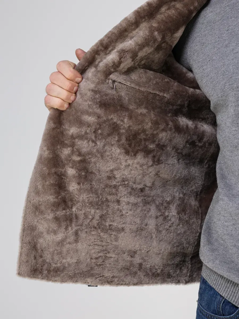 Дубленка зимняя натуральная косуха