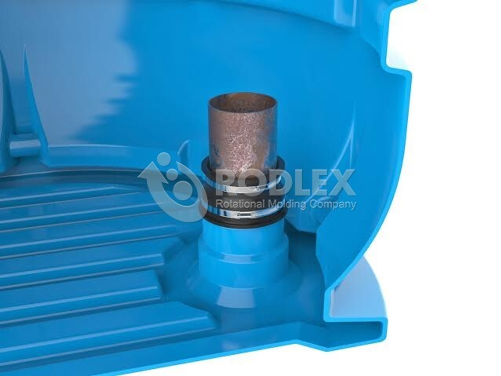 Кессон для скважин Rodlex -KS 3.0 mini (зеленый) Родлекс 1500 л.(980x980x1500см;70кг;зеленый) - арт.559818