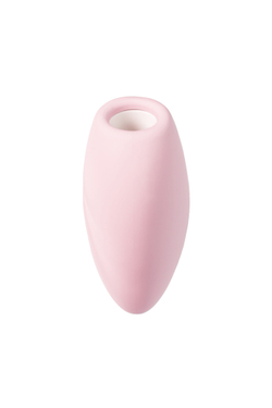 Вакуум-волновой стимулятор клитора с вибрацией Satisfyer Cutie Heart, силикон, розовый, 7,7 см
