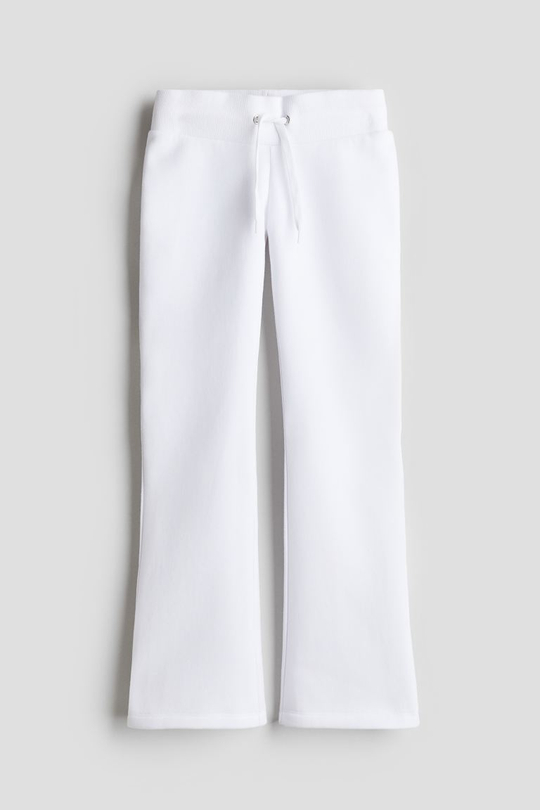 H&M Брюки с эластичным поясом, белый