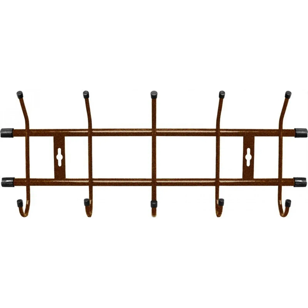 Вешалка настенная 470*180*67 (5 крючков) медный антик ВН5/А