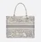 Сумка Dior Book Tote Dioriviera, белый/серый