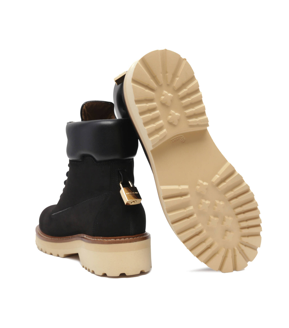 Кожаные трапперы site Buscemi - черный(BCW22741)