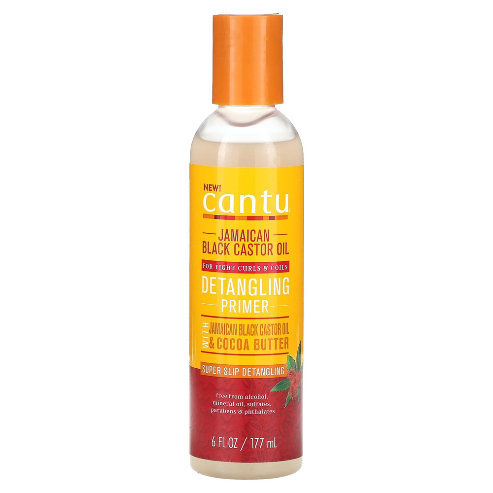Cantu, Праймер для распутывания волос с ямайским черным касторовым маслом и маслом какао, 177 мл (6 жидк. унц.)