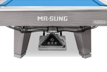 Бильярдный стол для пула "Rasson Acurra" 9 футов (серый, сланец 25 мм) в комплекте с плитой, аксессуары и сукно