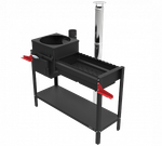 Печь-мангал Grillver Искандер 360 Инклайн Эйр