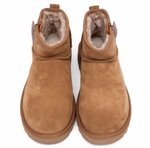 Ugg Mens Classic Ultra Mini Zip Boot Chestnut