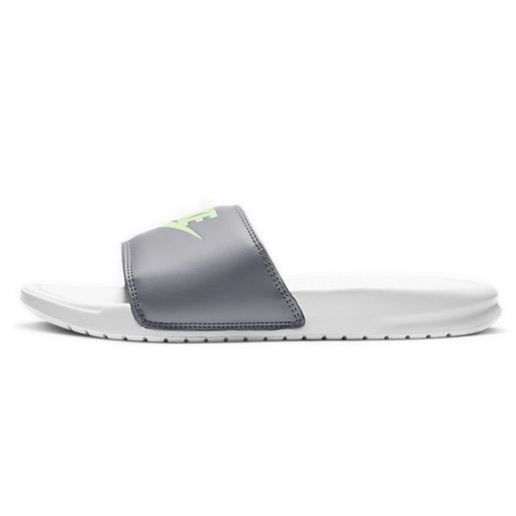 Nike Benassi Slides 'White Grey Green'