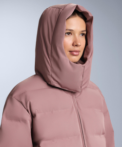 OYSHO Водонепроницаемая пуховая куртка Minardi Piume SKI, фиолетово-розовый