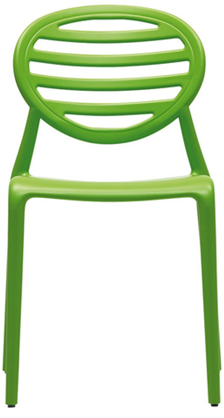 Стул пластиковый Scab Design Top Gio, зеленый
